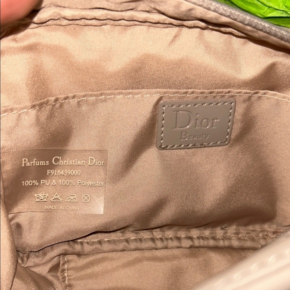 Dior Cream Cosmetic Pouch - Picture 3 of 6